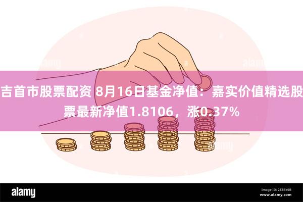 吉首市股票配资 8月16日基金净值：嘉实价值精选股票最新净值1.8106，涨0.37%