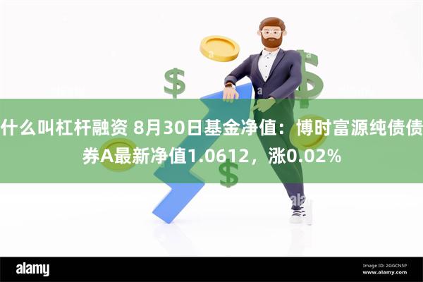 什么叫杠杆融资 8月30日基金净值：博时富源纯债债券A最新净值1.0612，涨0.02%